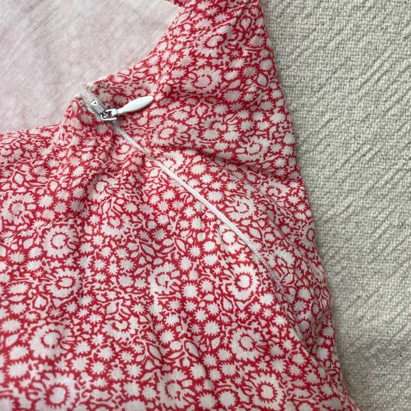 Hatch The Iona Ruby Pink Wildflower One Shoulder Midi Dress Maternity 0 XS - Picture 4 of 8